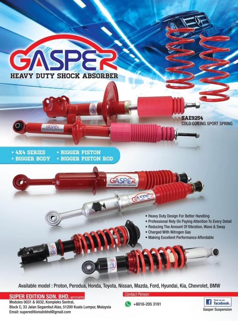 Gasper Suspension Kaki Kereta